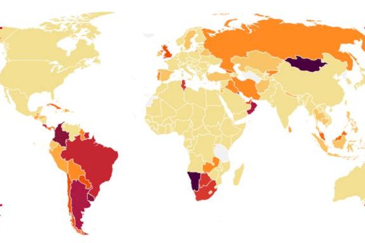 दुनियाभर में  बढ़ रहा संक्रमितों का आंकड़ा।