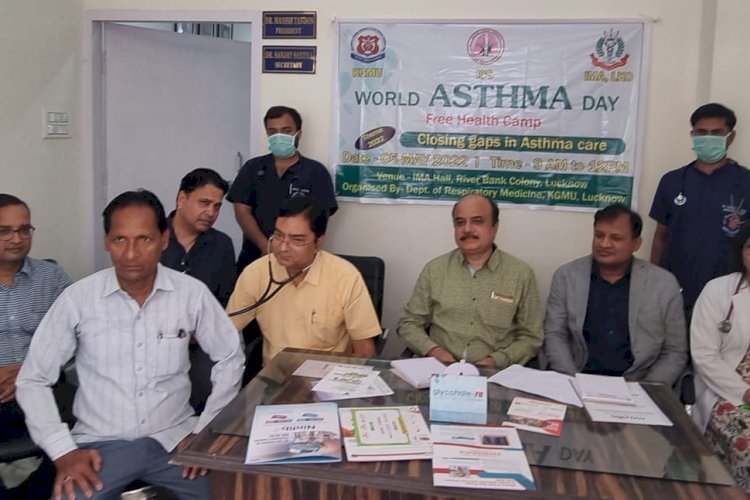 विश्व अस्थमा दिवस के उपलक्ष्य में इण्डियन मेडिकल एसोसिएशन लखनऊ ने आयोजित किया निःशुल्क अस्थमा शिविर