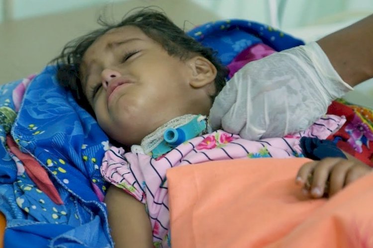 यूपी के बांदा में अनजान बीमारी से हो रही बच्चों की मौत