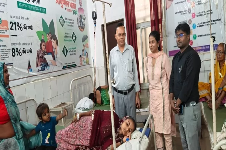 सीएमओ ने सीएचसी तुलसीपुर का किया औचक निरीक्षण, सात कर्मचारी अनुपस्थित मिले