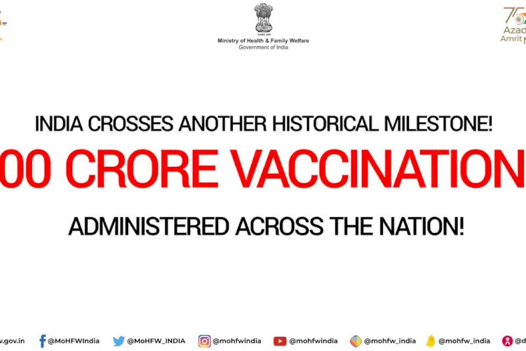 भारत ने कोविड-19 टीकाकरण अभियान में फिर रचा इतिहास, 200 करोड़ खुराक टीकों का आंकड़ा पार   