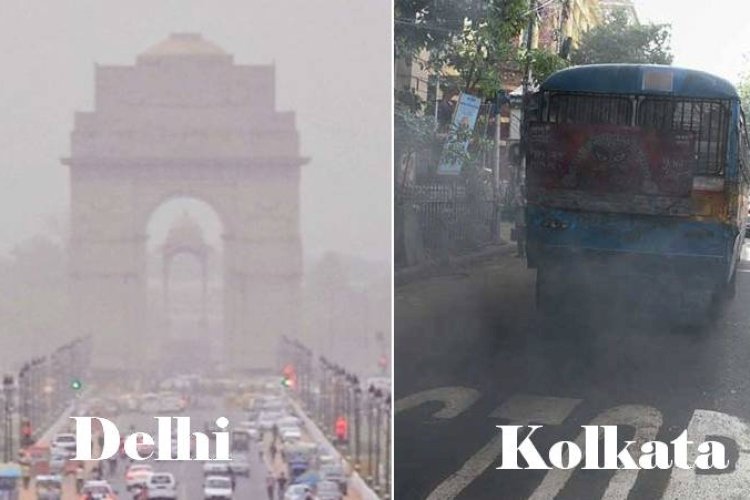 दिल्ली और कोलकाता दुनिया के दो सबसे प्रदूषित शहरों में शामिल 