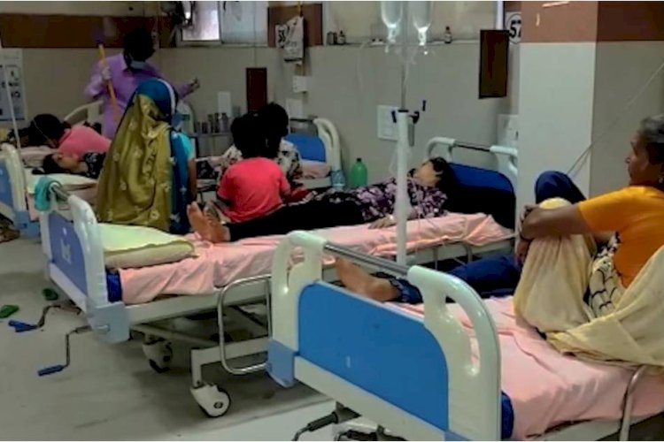 गोरखपुर में सरकारी और निजी अस्पतालों में आई वायरल फीवर के मरीजों की बाढ़