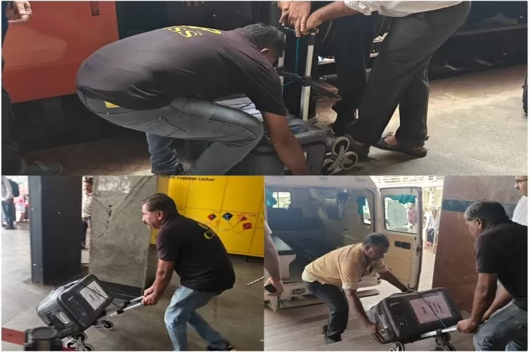  वंदे भारत एक्सप्रेस में पहली बार ट्रेन से लाइव हार्ट का परिवहन  