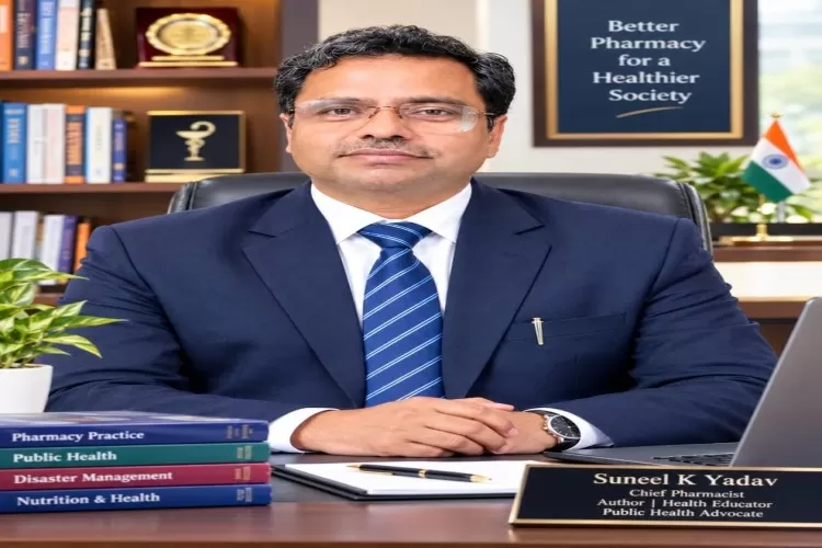 शारीरिक मानसिक एवं सामाजिक स्वास्थ्य में फार्मासिस्ट की भूमिका महत्वपूर्ण: सुनील यादव
