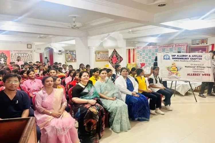 राष्ट्रीय एलर्जी दिवस पर लोहिया व विद्यासलय में जागरुकता अभियान